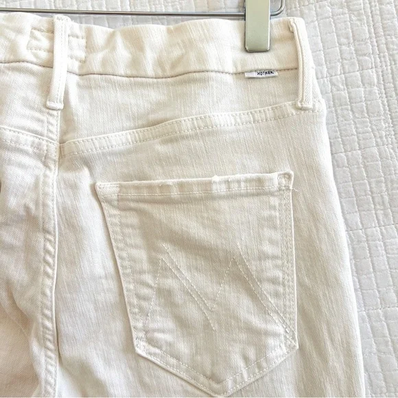 Mother The Looker Ankle Jeans in Cream Puff - Picture 5 of 10